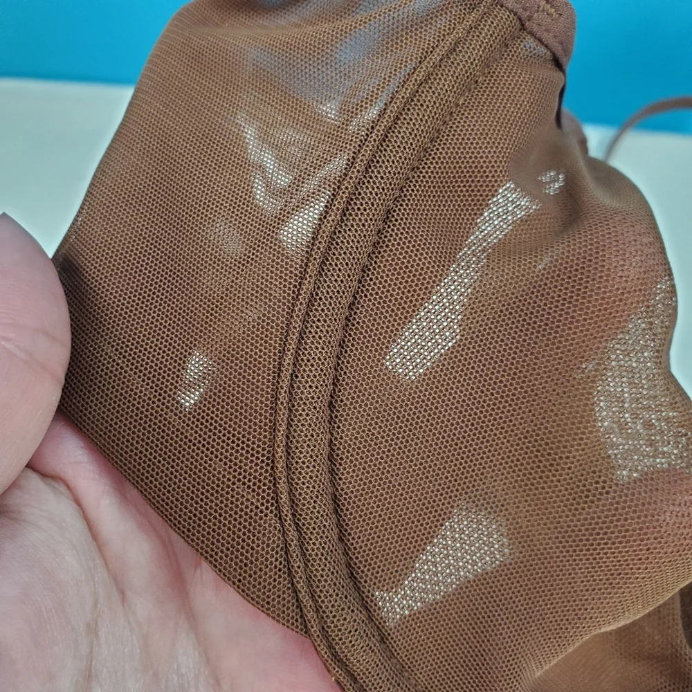Smart and Sexy NWT brown mesh bra 34B